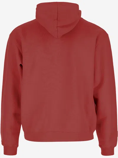 Jacquemus Le Hoodie Gros Grain Sweatshirt In Red
