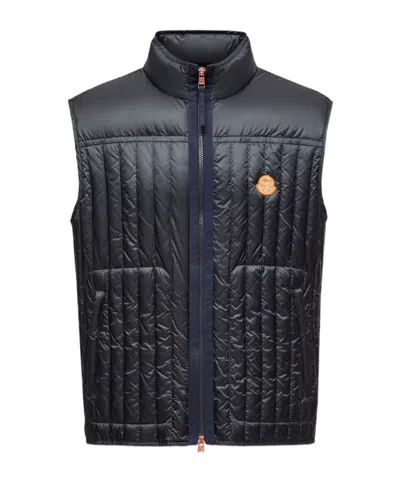 Moncler Doudoune Sans Manches Tangerine X Gilga Farm By Donald Glover In Blue