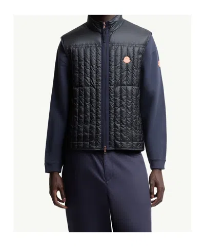 Moncler Doudoune Sans Manches Tangerine X Gilga Farm By Donald Glover In Blue