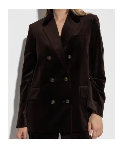 Zadig & Voltaire Double-breasted Velvet Blazer