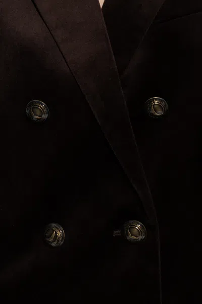 Zadig & Voltaire Double-breasted Velvet Blazer