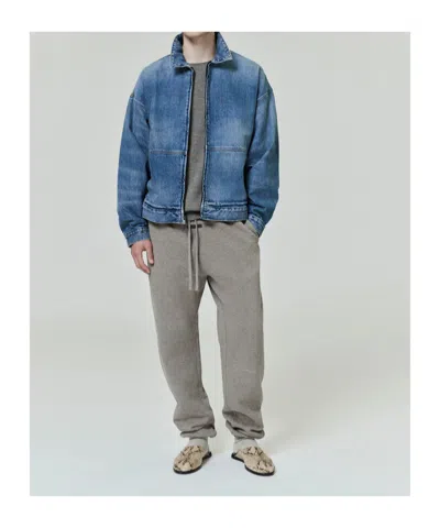 Essentials Oversized Denim Jacket In Blue