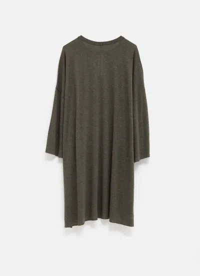 Rick Owens Oversize T-shirt Asymmetric Hem Drawstring Detail