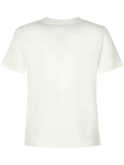 Max Mara Short-sleeve T-shirt With Round Neckline In White