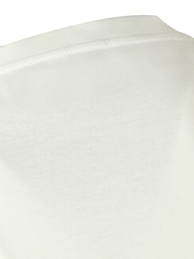 Max Mara Short-sleeve T-shirt With Round Neckline In White