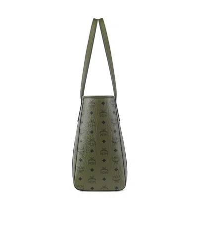 Mcm Toni Top-zip Shopper In Visetos