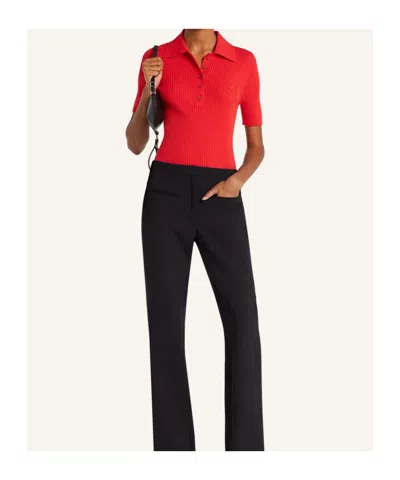Courrèges Ribbed Polo Top