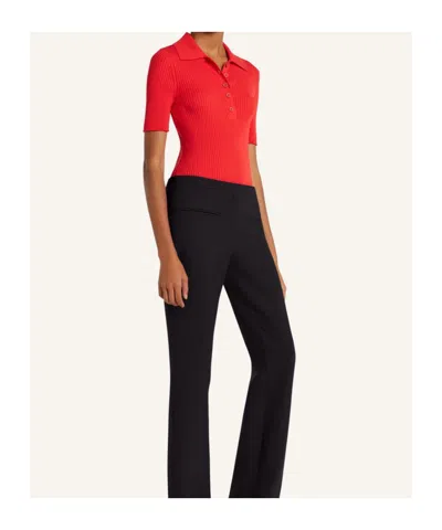 Courrèges Ribbed Polo Top
