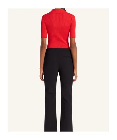 Courrèges Ribbed Polo Top