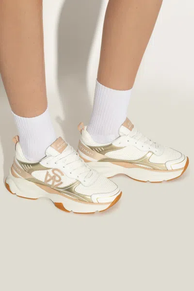 Stuart Weitzman Multicolor Sneakers With Logo Embroidery On The Side And Logo Patch On The Heel In Leather And Mesh 