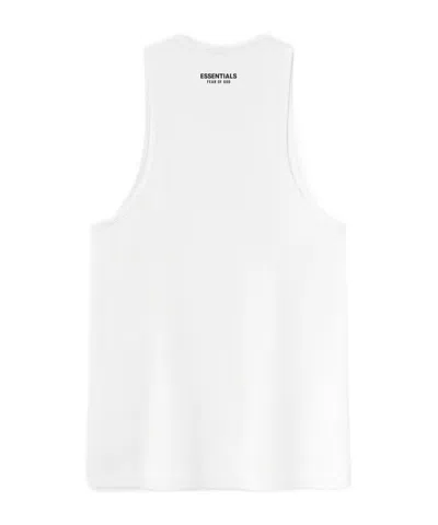Essentials Thorough U-neck Vest In White