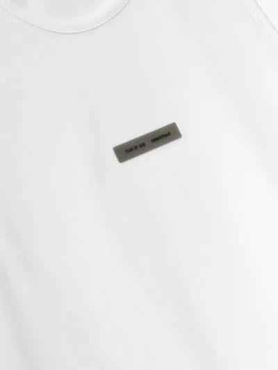 Essentials Thorough U-neck Vest In White