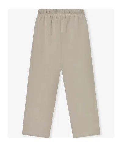 Essentials Mens Heather Stone Classic Fleece Logo-print Cotton-blend Jogging Bottoms Xxs In Multi