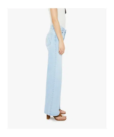 Mother Jeans With Belt Loops In Blue
