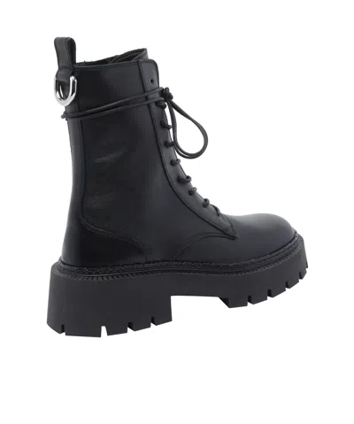 Vic Matie Round Toe Ankle Boots In Black