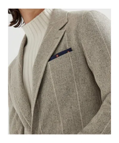 Brunello Cucinelli Silk Diamond Pocket Square