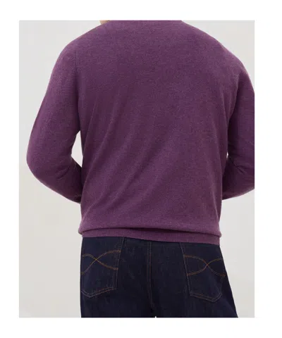 Brunello Cucinelli Klassischer Kaschmirpullover In Purple