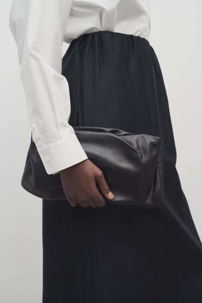 The Row Xl Bourse Pleated Tote