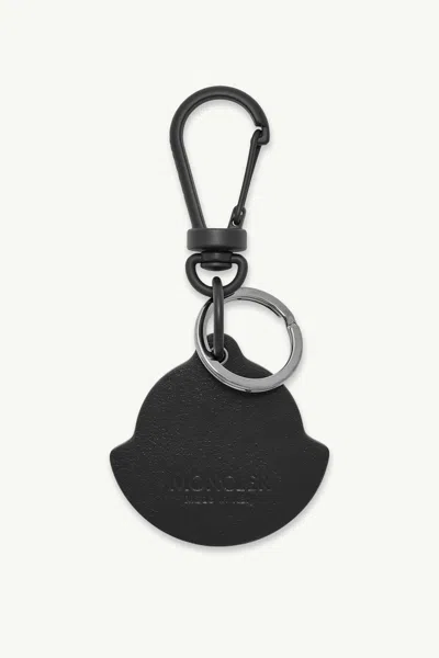 Moncler Logo Leather Key Ring