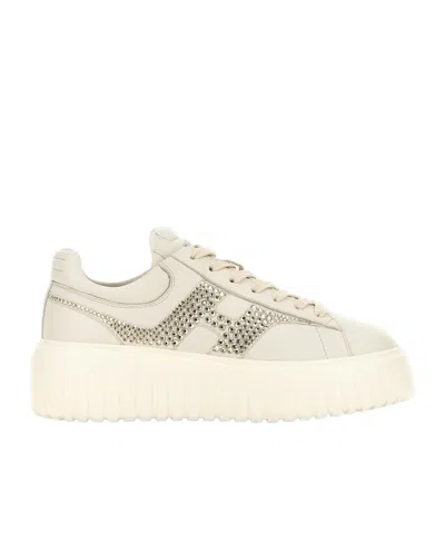 Hogan H-stripes Leather Sneakers