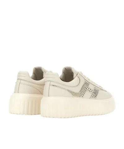 Hogan H-stripes Leather Sneakers