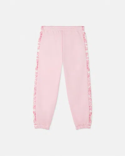Versace Elastic Waist Sweatpants In Pink