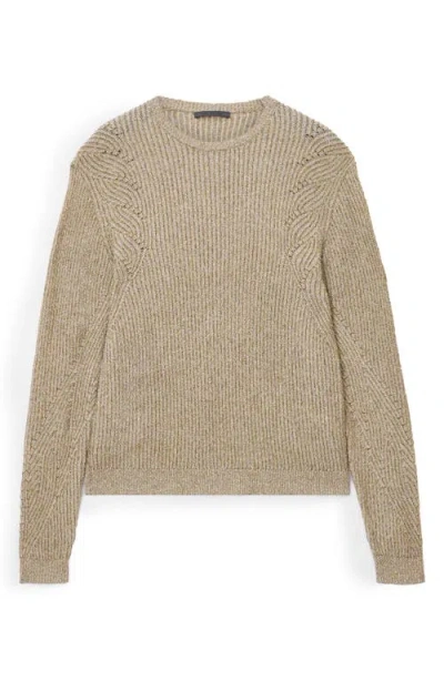 John Varvatos Vejano Regular Fit Mélange Sweater In Gray
