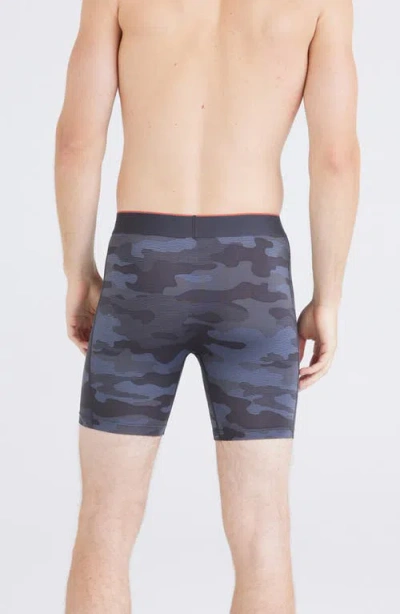 Saxx Multisport Performance Mesh Boxer Briefs In Gray