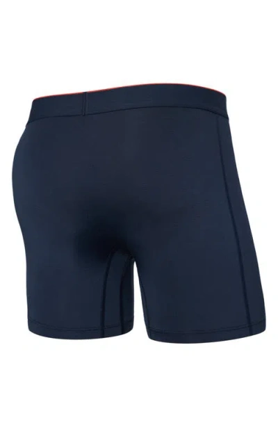 Saxx Multisport Performance Mesh Boxer Briefs In Blue