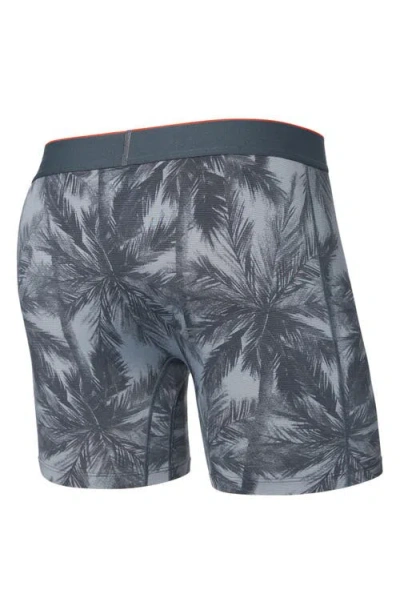 Saxx Multi-sport Mesh Performance Boxer Briefs In Blue