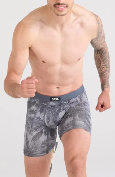 Saxx Multi-sport Mesh Performance Boxer Briefs In Blue