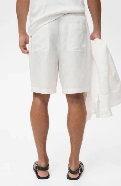 Mango Men's Linen Lyocell Slim-fit Bermuda Shorts