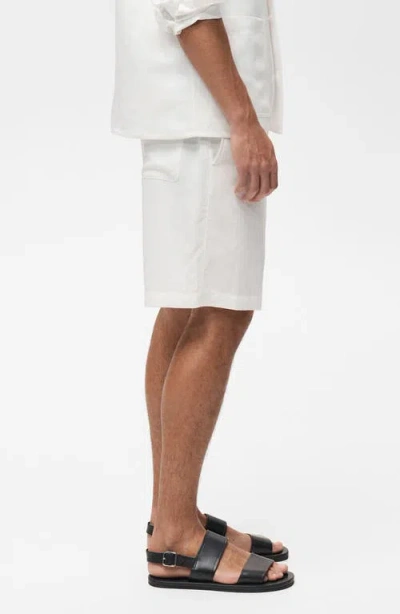 Mango Men's Linen Lyocell Slim-fit Bermuda Shorts