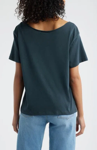 Daydreamer 85 Camo Appliqué Off The Shoulder Cotton T-shirt
