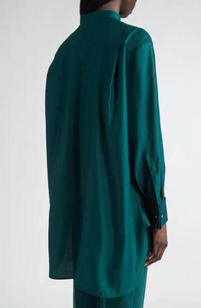 Max Mara Anta Oversize Cotton Sateen Button-up Shirt
