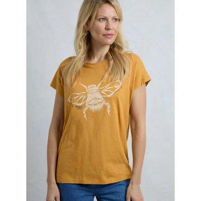 Weird Fish Fern Bee Front Print Graphic T-shirt