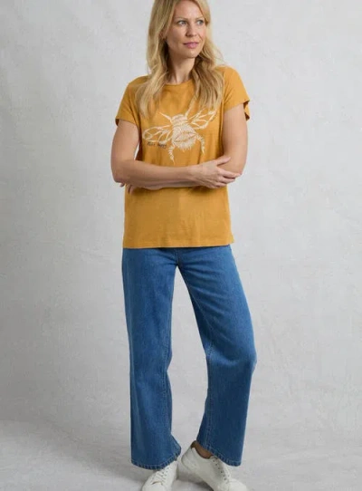 Weird Fish Fern Bee Front Print Graphic T-shirt