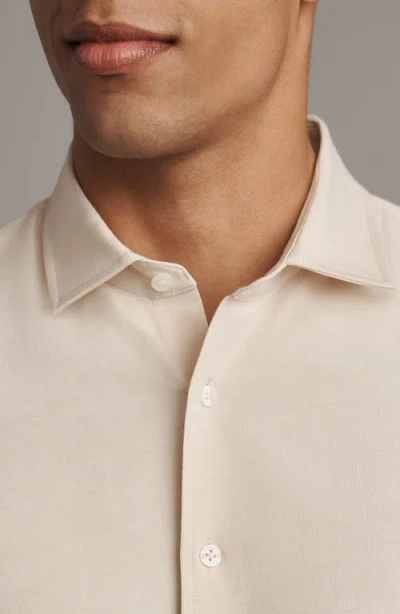 Rhone Brezza Performance Short Sleeve Button-up Shirt In Neutral