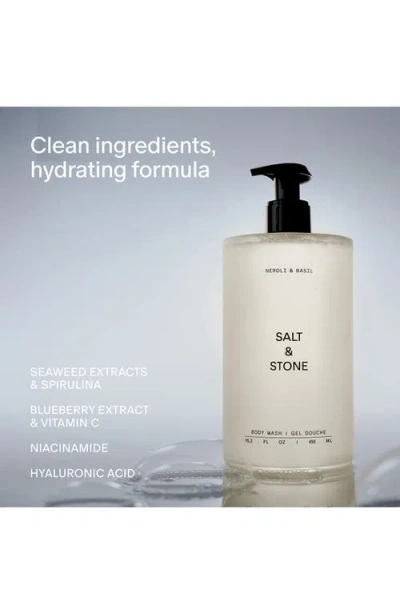 Salt & Stone Neroli & Basil Body Wash