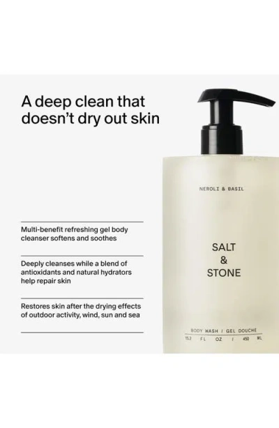 Salt & Stone Neroli & Basil Body Wash