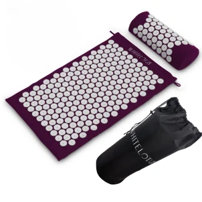 White Lotus Beauty White Lotus Multi-award Winning Premium Acupressure Mat & Pillow Set