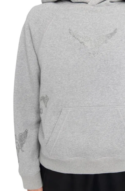 Zadig & Voltaire Georgy Multicusto Strass Cotton Hoodie