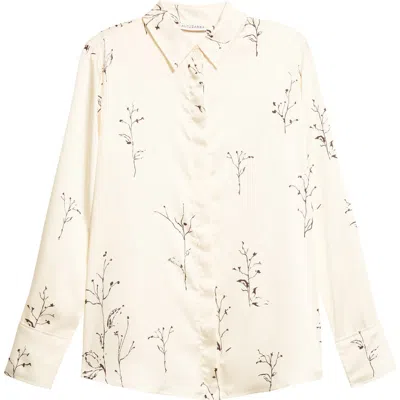 Altuzarra Chika Floral Print Silk Button-up Shirt