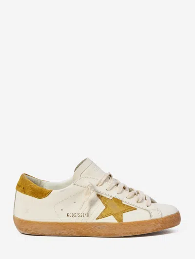 Golden Goose Super Star Sneakers In Orange