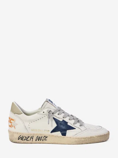 Golden Goose Distressed Low-top Sneakers With Star Detail And Vintage Aesthetic