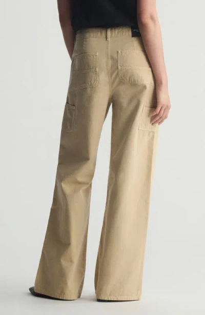 Brooklyn Industries High Waist Carpenter Pants In Neutral