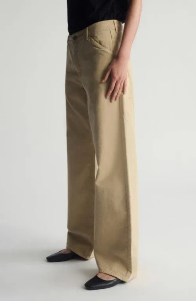 Brooklyn Industries High Waist Carpenter Pants In Neutral