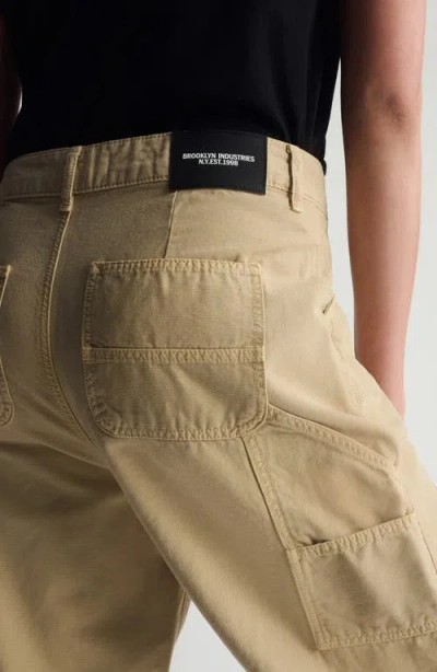 Brooklyn Industries High Waist Carpenter Pants In Neutral