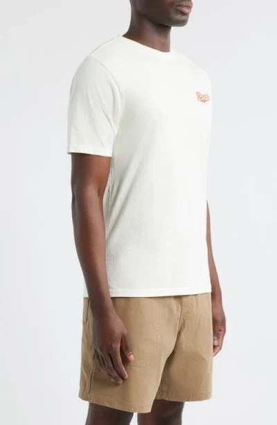 Roark Diamond Script Graphic T-shirt In White