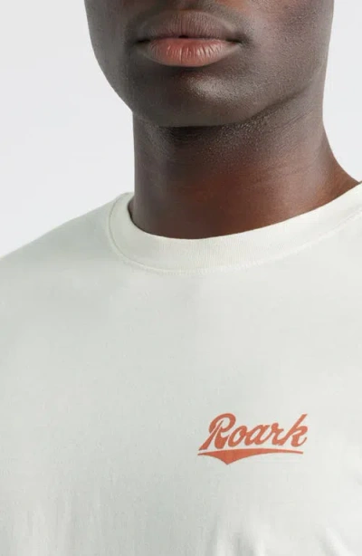 Roark Diamond Script Graphic T-shirt In White